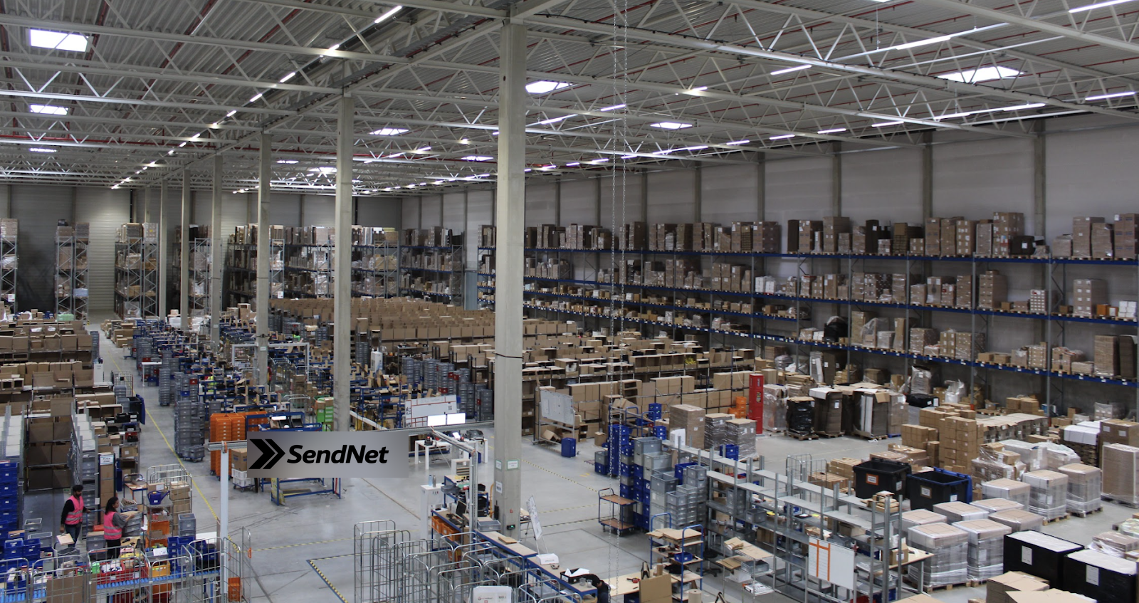 SendNet fulfillment center in Germany